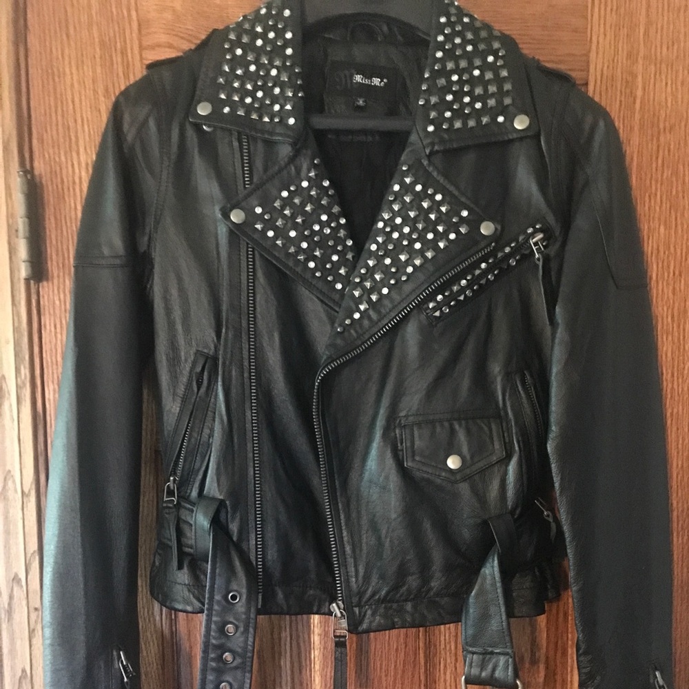 Miss Me REAL leather jacket